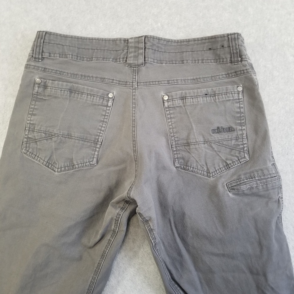 Kuhl Kanvus Jean Mens 34x32 Gray Outdoor Utility Pants Canvas Hiking - Picture 3 of 13